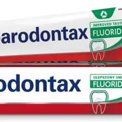 Parodontax Fluoride - pasta na odsłonięte szyjki zębowe, z ulepszonym smakiem. 75 ml.