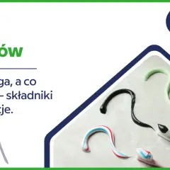 Kolorowe pasty do zębów uformowane w znaki zapytania i na szczoteczkach. Czy to najlepsze, czy najgorsze pasty do zębów? Dowiedz się, co pomaga, a co szkodzi.