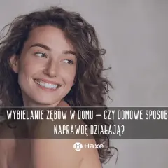 Uśmiechnięta kobieta z piegami. Czy skuteczne wybielanie zębów w domu jest możliwe? Sprawdź domowe sposoby na piękny uśmiech.