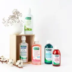 Płyn do płukania jamy ustnej GUM SensiVital+ pomoże Ci zwalczyć stan zapalny zęba.