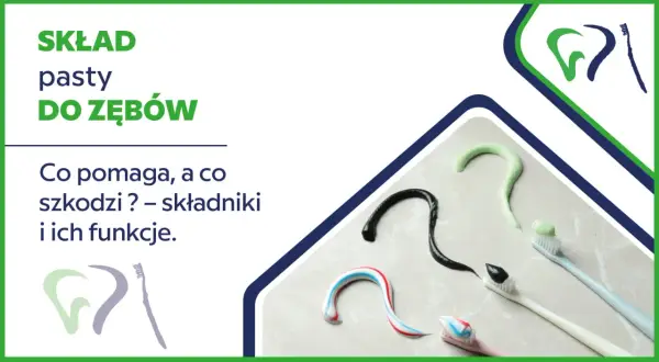 Kolorowe pasty do zębów uformowane w znaki zapytania i na szczoteczkach. Czy to najlepsze, czy najgorsze pasty do zębów? Dowiedz się, co pomaga, a co szkodzi.